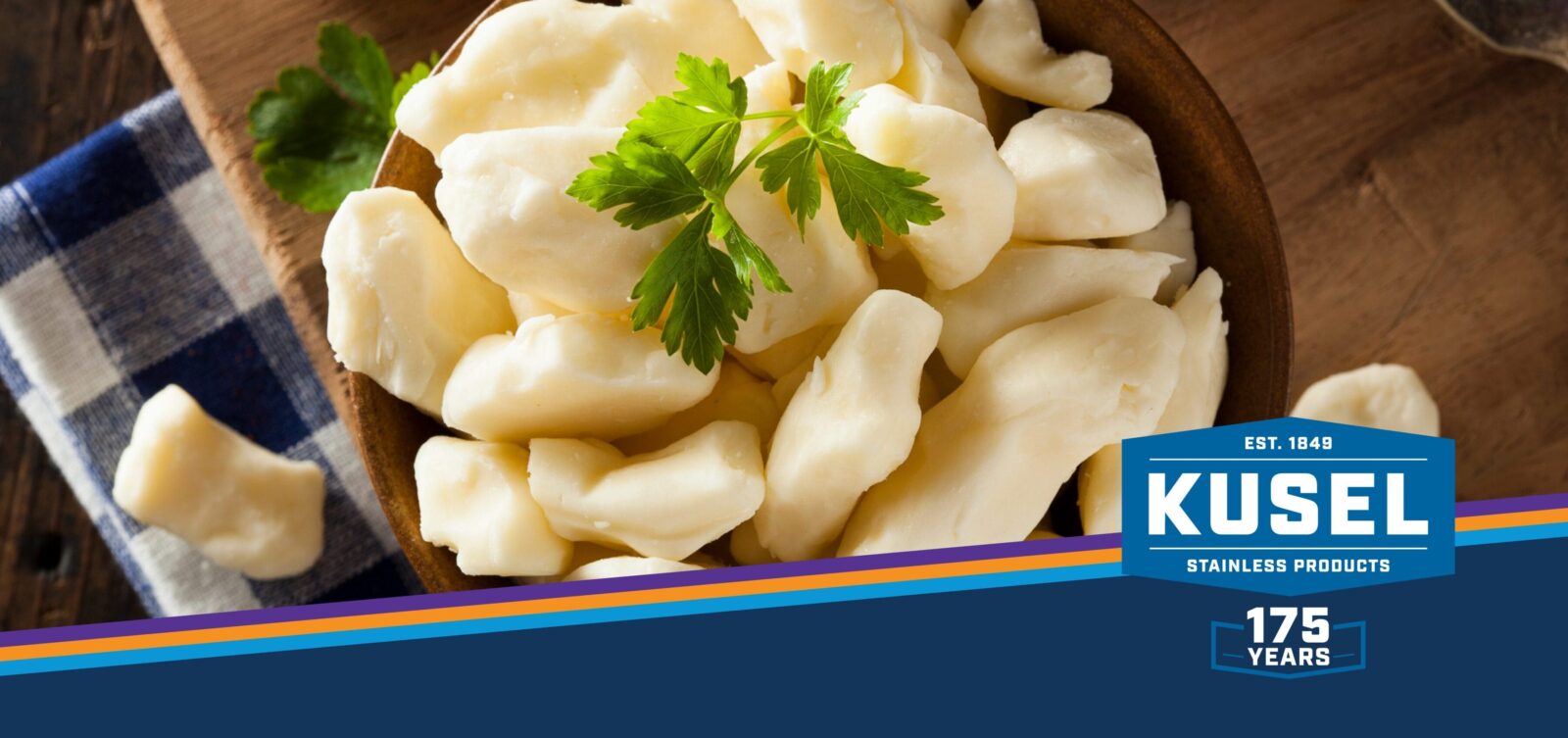 Cheese Curd Production Simplified with Kusel Stainless Solutions